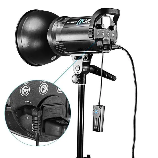 Alt view image 4 of 6 - 16 channels RT-16 Wireless Studio Flash Trigger, Compatible with S101-300W, S101-400W, S101-300W PRO, S101-400W PRO and Other Studio Lights