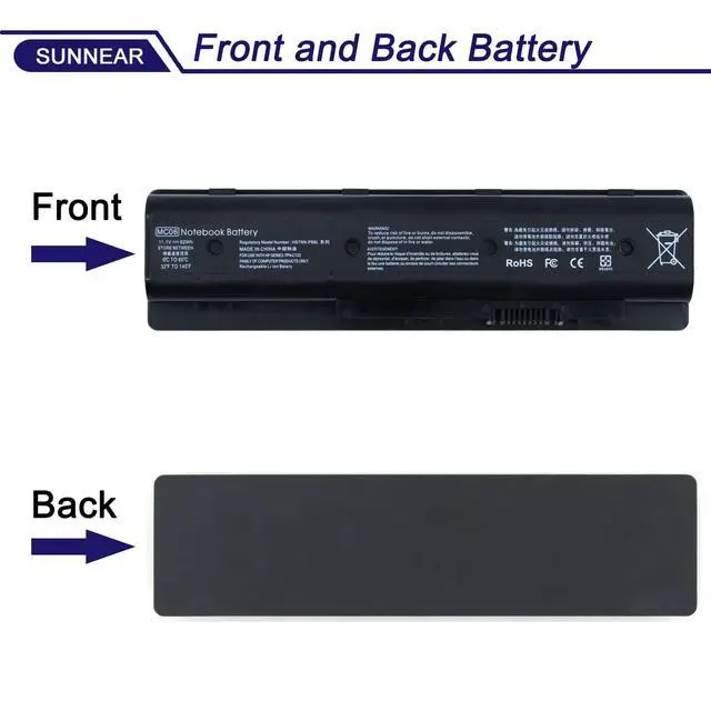 Alt view image 3 of 6 - MC06 Laptop Battery Replacement for Hp Envy M7-N000 M7-N100 15-AE100 17-N000 17-R000 M7-n109d M7-n011dx Series 804073-851 805095-001 806953-851 MC06062 N2L86AA TPN-C123 HSTNN-PB6L