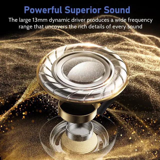 Alt view image 3 of 6 - Travel Sports Essentials, Neckband Bluetooth Earbuds, Genuine Wireless Bluetooth 6.0 Headphones 80Hrs Playtime Headsets with Mic, IPX6 Waterproof Magnetic Earbuds, HD Sound for Running, Gym, Travel