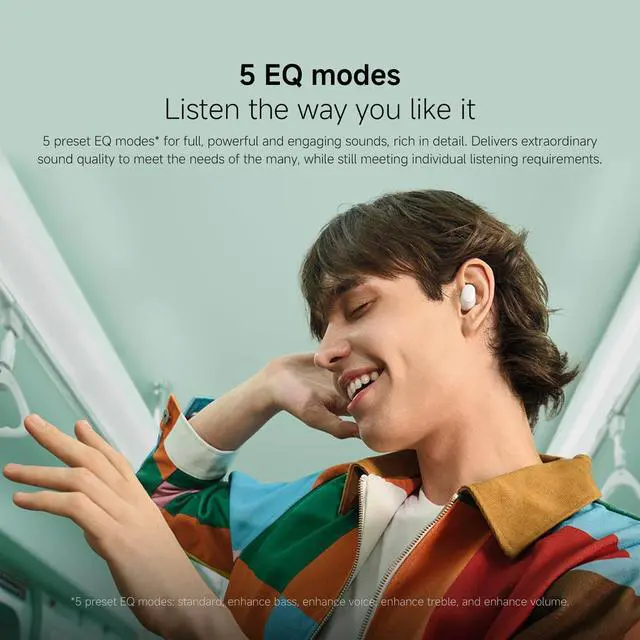 Alt view image 3 of 6 - Redmi Buds 6 Play | 10mm Dynamic Driver | AI Noise Reduction | Up to 36-Hour Battery Life | Bluetooth® 5.4 | Touch Control - Global Version - (Pink)