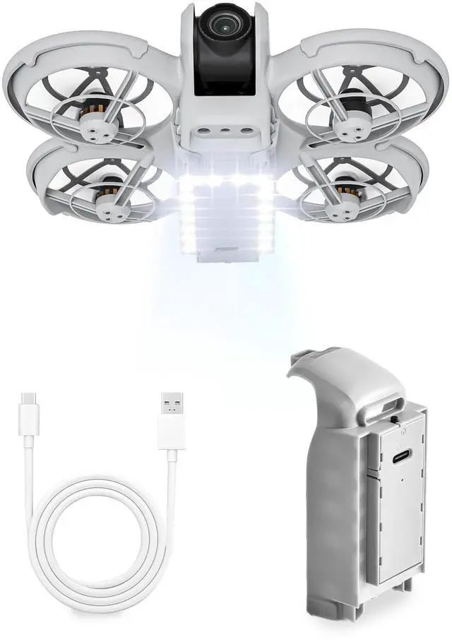 Main image of Neo Battery Protector for DJI Neo Accessories, Neo LED Light Landing Gear 2-in-1 Kit (Not for NEO 2)