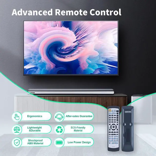 Alt view image 3 of 6 - RC-518M Replacement Remote Control for Onkyo A/V Receiver HT-R510 TX-SR501 HT-R410 HT-R420 TX-SR501E HTR510 TXSR501 HTR410 HTR420 TXSR501E | For Onkyo HT-R510, TX-SR501, HT-R410, HT-R420, TX-SR501E Re