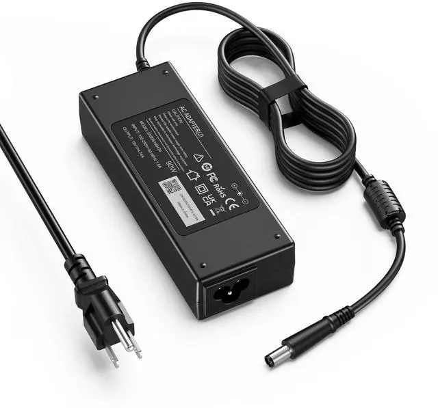 Main image of 90W Power Supply Cord Charger Adapter Compatible with HP Pavilion Dv4 Dv6 Dv7 G50 G60 G60T G61 G62 G72 2000 Elitebook 8460p 8440p 2540p 8470p Presario 2210B 2510P CQ40 CQ45 Cq50