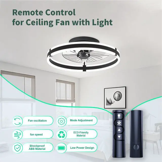Alt view image 6 of 6 - Replacement Remote Control for Hunter K6266 & Casablanca 99198 Ceiling Fan | For Hunter K6266 & Casablanca 99198 Full Range Light Dimming Ceiling Fan Controller