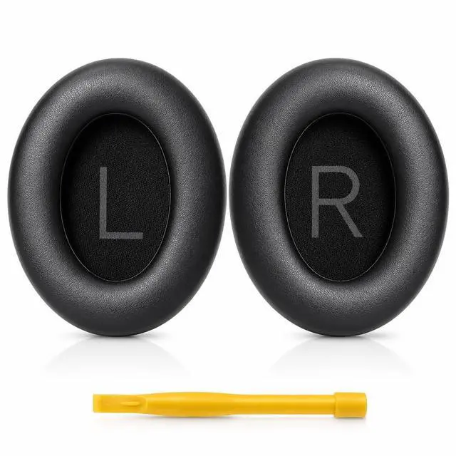 Main image of Replacement Ear Pads for Bose 700 NC700, Memory Foam, Black | Ear Pads Cushions with Softer Protein Leather, Added Thickness for Bose 700 Wireless Noise Cancelling Headphones