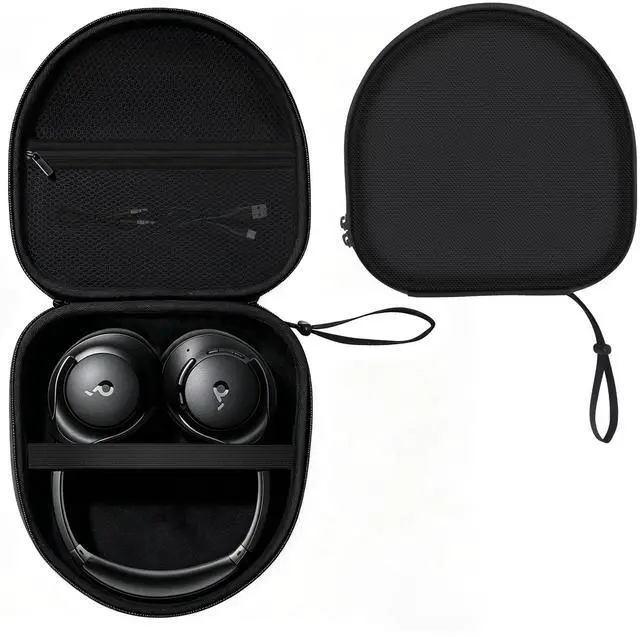 Main image of Headphone Case for Soundcore by Anker Q20i Q30 / JBL Tune 720BT 770NC / Bose QuietComfort/Sony WH-CH720N / TOZO HT3 HT2 / BERIBES/KVIDIO Most Swivel Over Ear Headset, EVA Case (Nylon Material)
