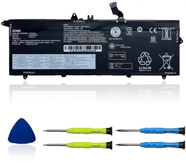 Main image of L18L3PD1 Laptop Battery Compatible with Lenovo ThinkPad T14S T490S T495S Series L18M3PD1 L18C3PD1 L18M3PD2 L18C3PD2 02DL013 02DL014 02DL015 5B10W13909 5B10W13910 5B10W13911 11.58V 57Wh 4922mAh