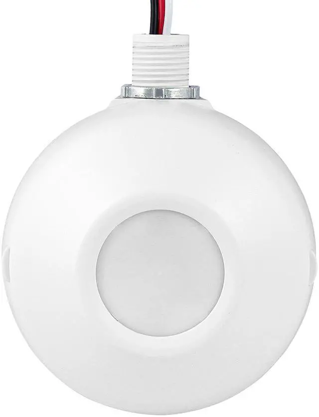Main image of High Bay Ceiling Motion Sensor, Passive Infrared PIR Ceiling Sensor, 360° Field of View, 2800 Sq Ft Coverage, 120-277VAC, Neutral Wire Required, Commercial/Industrial Grade, MPC-50H, White | MPC-50H P