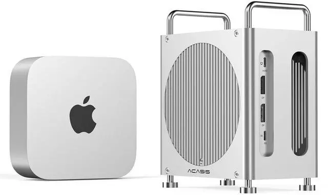 Main image of 40Gbps Mac mini M4 Dock Ultra-Fast Transmission, Mac mini M4 Hub with Signle ssd Enclosure Support Up to 8TB 2*DP+3*USB-A+SD/TF for Video Editor, Photographer, Professional Users