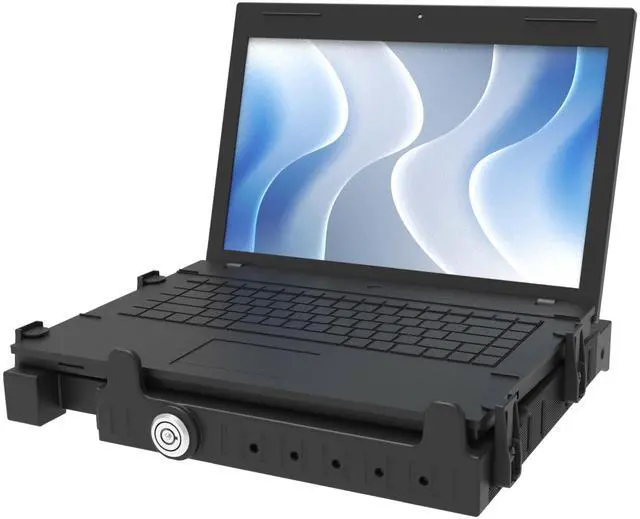 Main image of Tough-Tray III Universal Laptop Tray for 10"-17" Laptops | Spring-loaded tray with adjustable supports and integrated AMPS mounting points