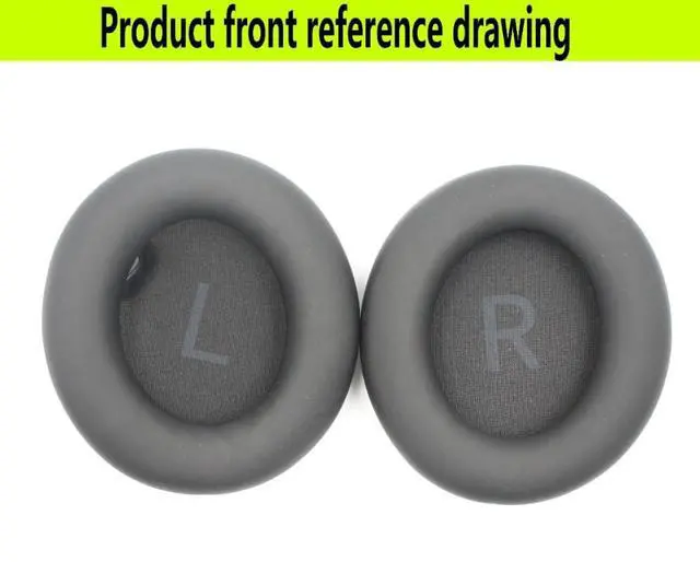 Alt view image 5 of 6 - Replacement Ear Pads for Anker Soundcore Space One Headphones Black | Soft high-quality protein leather / Slow recovery memory foam ear pads / Ear cover