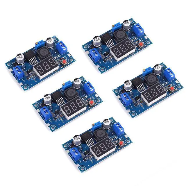 Main image of LM2596S LM2596 with LED Display Voltmeter Buck Converter DC-DC 4.0-40V to 1.25-37V 2A Voltage Adjustable Board Step Down Module Power Supply Module (5pcs)
