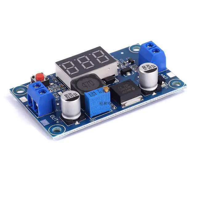 Alt view image 3 of 5 - LM2596S LM2596 with LED Display Voltmeter Buck Converter DC-DC 4.0-40V to 1.25-37V 2A Voltage Adjustable Board Step Down Module Power Supply Module (5pcs)