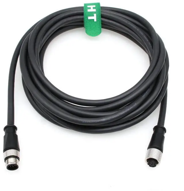 Main image of Ethernet Extension Cable for Humminbird Helix 7 8 9 10 12 15 G2N to Minn Kota Terrova Motor, Fish Finder Network Switch, 8 Pin Male Female, Waterproof 3m