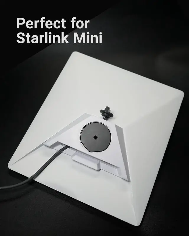 Alt view image 3 of 6 - Starlink Mini Pipe Adapter Kit (Built-in Durable Aluminum Frame) Fits 1/4" Tripod / Pipe / Pole Mount | ORLNK