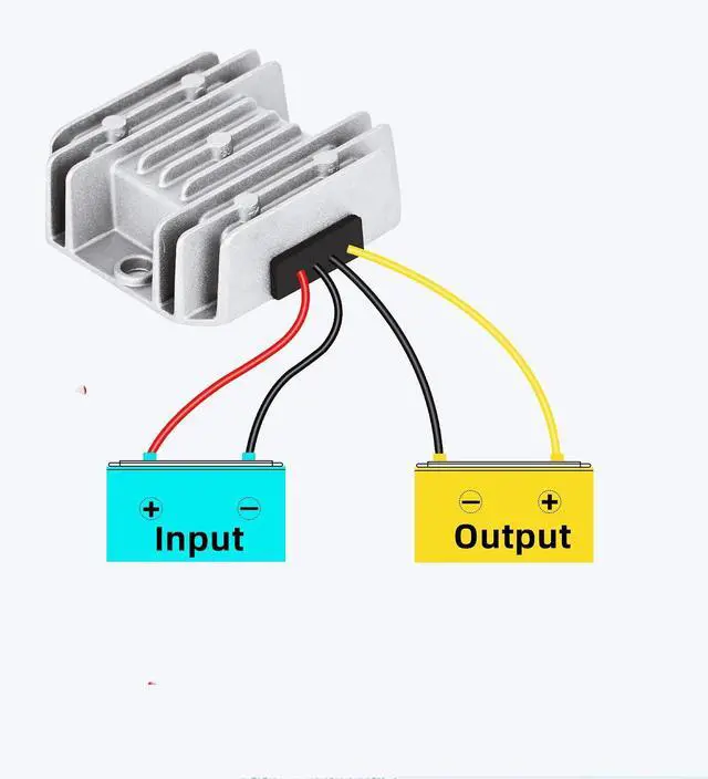 Alt view image 5 of 6 - DC 12V 24V to 6V 10A 60W Car Power Step Down Converter Voltage Regulator Reducer Waterproof Buck Module