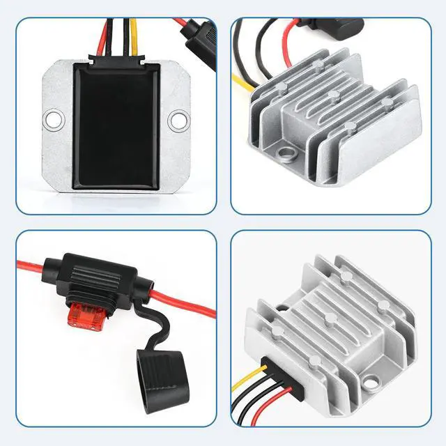 Alt view image 6 of 6 - DC 12V 24V to 6V 10A 60W Car Power Step Down Converter Voltage Regulator Reducer Waterproof Buck Module