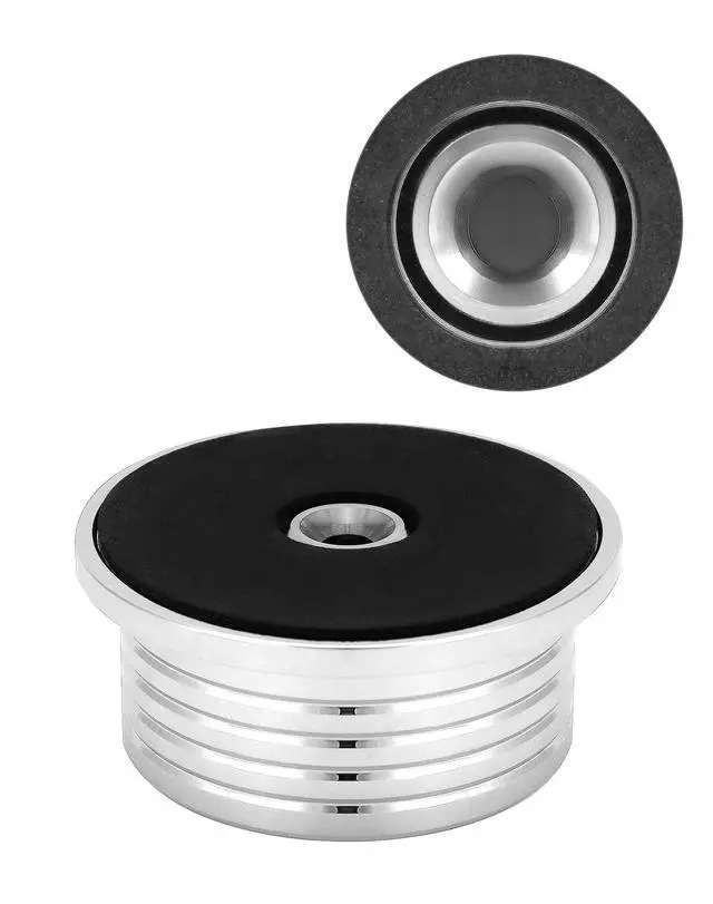 Alt view image 4 of 6 - Record Weight Phono Disc Stabilizer, 60HZ Record Weight Stabilizer, with Bubble Leveling (60Hz, Silver)