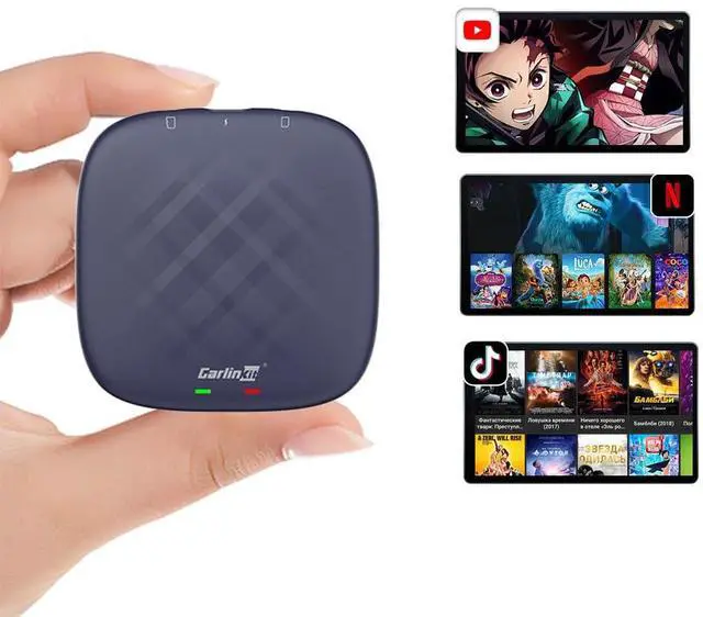 Main image of AI Box CPC200-Tbox Wireless CarPlay & Android Auto Adapter | Wired CarPlay to Wireless, Android 13.0 System, Netflix YouTube TikTok, Google Play, GPS+Glonass, 8GB+128GB, SM6225 Octa-core