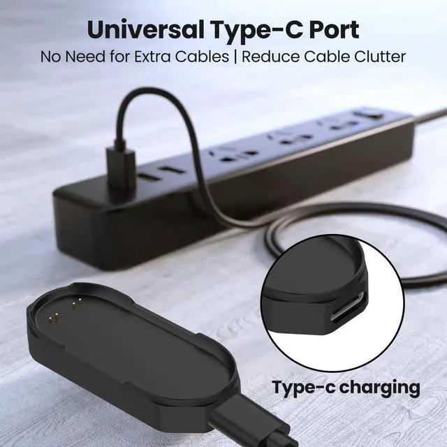 Alt view image 4 of 6 - 2Pack Charging Base for PLAUD Note Pin Charger, Magnetic Charging Stand Charging Base for PLAUD NotePin Voice Recorder (Black&White)