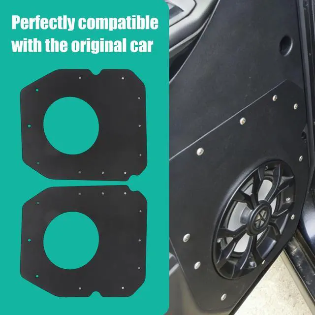 Alt view image 3 of 6 - Front Door Speaker Mount Plates for CF MOTO U10 PRO Highland 6.5 Inch Pair | Left & Right, Includes Mounting Hardware, Sealing Design, Door Panel Trimming Required