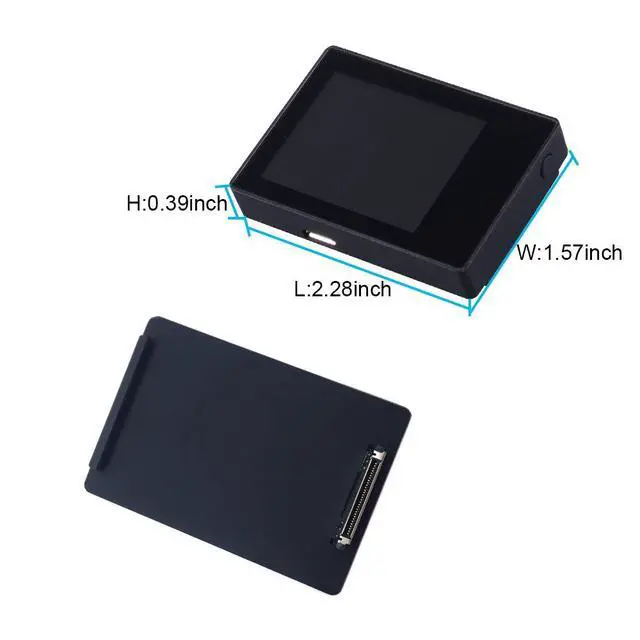 Alt view image 3 of 6 - LCD Screen 2.0 Inch LCD BacPac Non-Touch Screen for Gopro Hero 4 Hero 3+ Hero 3 Hero 2 with Waterproof Back Cover
