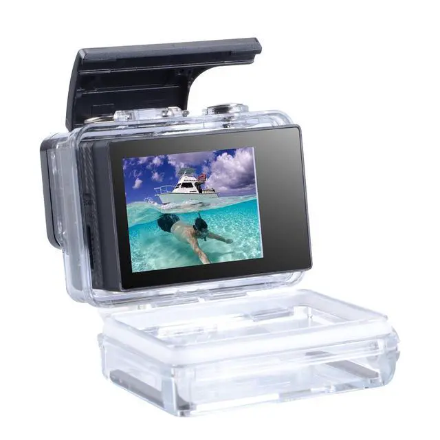 Alt view image 4 of 6 - LCD Screen 2.0 Inch LCD BacPac Non-Touch Screen for Gopro Hero 4 Hero 3+ Hero 3 Hero 2 with Waterproof Back Cover