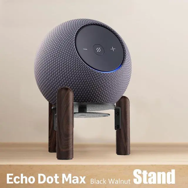 Alt view image 2 of 6 - Desktop Holder Mount Stand Compatible for Echo Dot Max, Echo Spot (2024 Release) and Echo Pop and Other Suitable Speakers