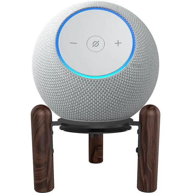 Alt view image 3 of 6 - Desktop Holder Mount Stand Compatible for Echo Dot Max, Echo Spot (2024 Release) and Echo Pop and Other Suitable Speakers