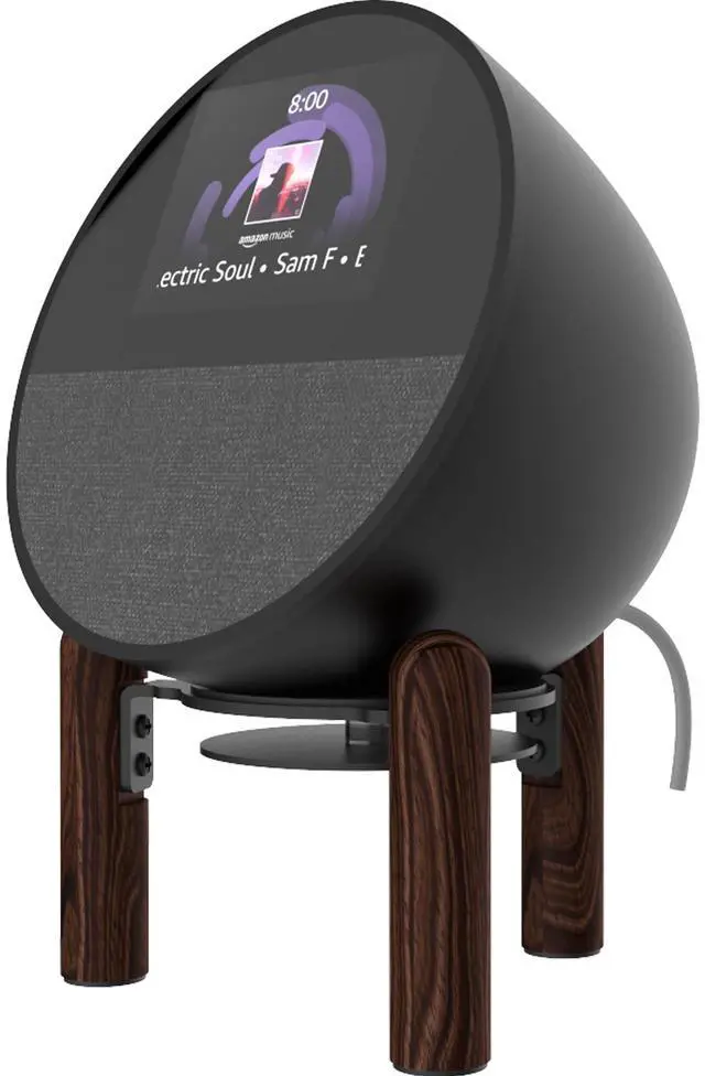 Alt view image 4 of 6 - Desktop Holder Mount Stand Compatible for Echo Dot Max, Echo Spot (2024 Release) and Echo Pop and Other Suitable Speakers