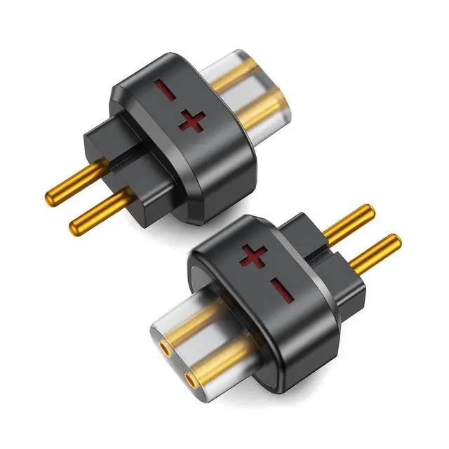 Main image of 0.78 2PIN Male to QDC 2PIN Female Headphone Adapter for 0.78 2PIN Earbuds to QDC Cable Lossless Audio Adaptor for KZ ZSN ZS10 ZSX ZST ZSR AS12 AS16 for TRN BA5 V90 V10 V20 MOONDROP 1 Pair Black