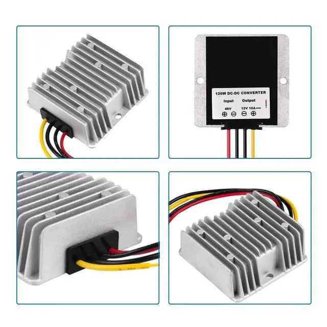 Alt view image 4 of 6 - DC Voltage Reducer Converter DC 8V-40V to 12V 10A 120W Reducer Power Converter Waterproof Regulator Module Transformer for Golf Cart Club Car (8V-40V to 12V 10A Converter)