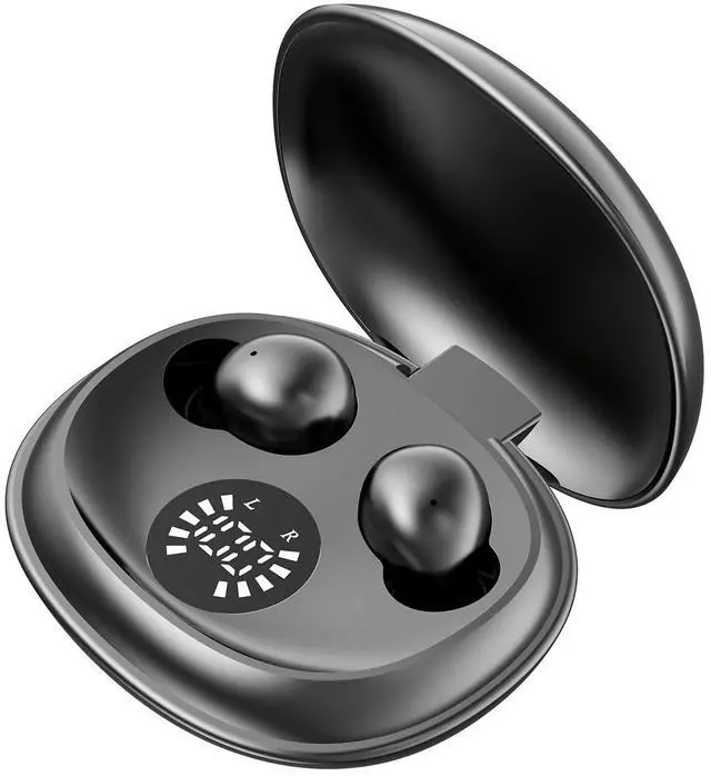 Main image of Wireless Sleep Earbuds Bluetooth 6.0,Mini Invisible Sleep Earbuds for Side Sleepers,LED Display Portable Case Small Earphones for Sleep Work Sports(Black)