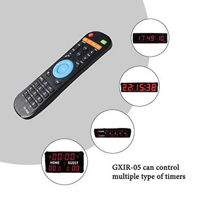 Alt view image 6 of 6 - GX-IR05 Remote Controller Multifunctional LED Digital Timer Gym Fitness Timer Remote Control
