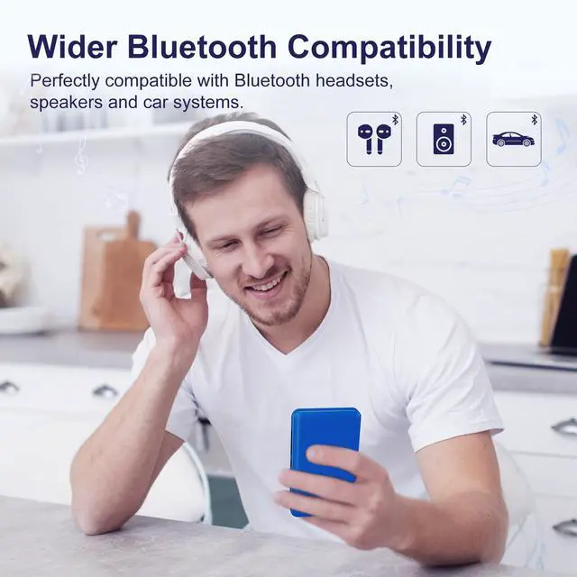 Alt view image 4 of 6 - 80GB MP3 Player with Bluetooth and WiFi, Android MP3 & MP4 Players with 4" Touchscreen and Speaker, Spotify Music Player with FM Radio, Audible, Amazon Music, Play Store (Blue)