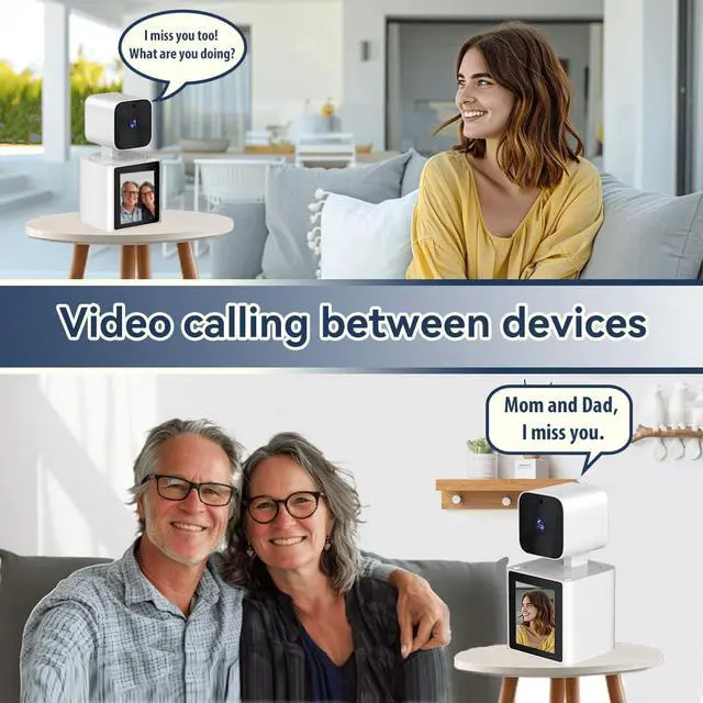 Alt view image 3 of 6 - Two-Way Video Camera,Pet Dog Camera 1080P Dome Camera CS10 | Security Camera Indoor,Monitor for Elderly/Baby/Nanny/Pet/Dog with app, Pan/Tilt WiFi Cameras, Night Vision