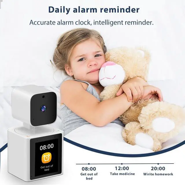 Alt view image 4 of 6 - Two-Way Video Camera,Pet Dog Camera 1080P Dome Camera CS10 | Security Camera Indoor,Monitor for Elderly/Baby/Nanny/Pet/Dog with app, Pan/Tilt WiFi Cameras, Night Vision