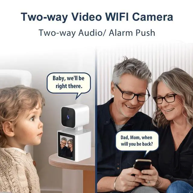 Alt view image 5 of 6 - Two-Way Video Camera,Pet Dog Camera 1080P Dome Camera CS10 | Security Camera Indoor,Monitor for Elderly/Baby/Nanny/Pet/Dog with app, Pan/Tilt WiFi Cameras, Night Vision