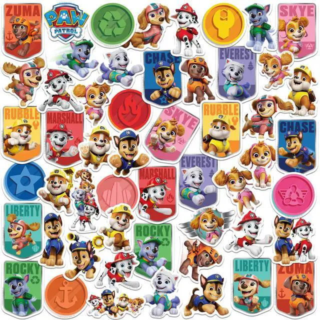 Main image of PAW Patrol to The Rescue 50ct Vinyl L Deluxe, Tablet, Indoor/Outdoor
