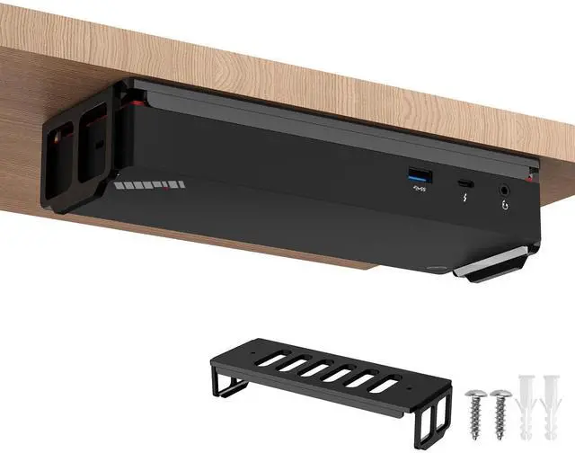 Main image of Acrylic Mount for Lenovo ThinkPad Universal Thunderbolt 4 Dock | Under Desk & Wall Mount Holder for ThinkPad Thunderbolt 3 Dock Gen 2 Docking Station, Sturdy Clear Acrylic, Bracket Only