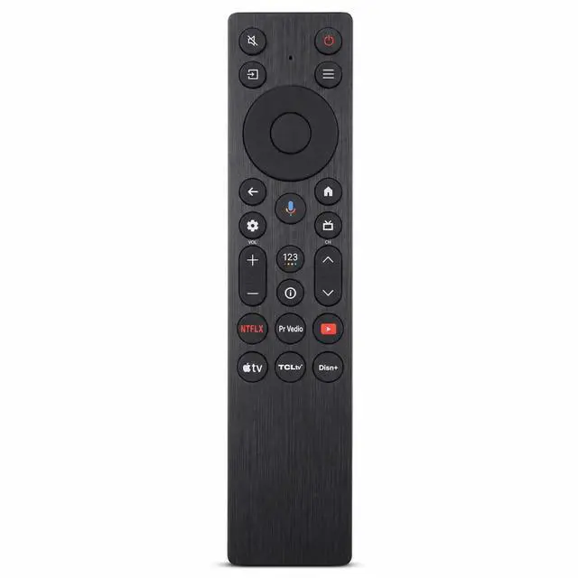 Main image of Voice Remote for TCL Google TVs QM5K/QM6K/QM7K/Q77K | For G0401-000267 and RC923A FMB1; Fits 50-115 in QLED/Mini-LED Models with 6 App Keys