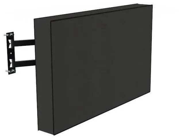 Main image of Outdoor TV Cover 40-43 inch Weatherproof, Waterproof for Outside Flat Screen 40 to 43 inch TV, Black, 600D Thick Fabric Screen Protector with Bottom