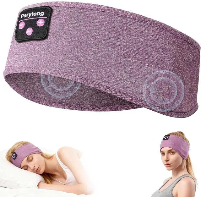 Main image of Sleep Headphones Bluetooth 5.4, Sleep Headphones for Side Sleepers with Ultra-Thin HD Stereo Speakers, Wireless & Sweat Resistant Sport Earphones for Workout Yoga Travel