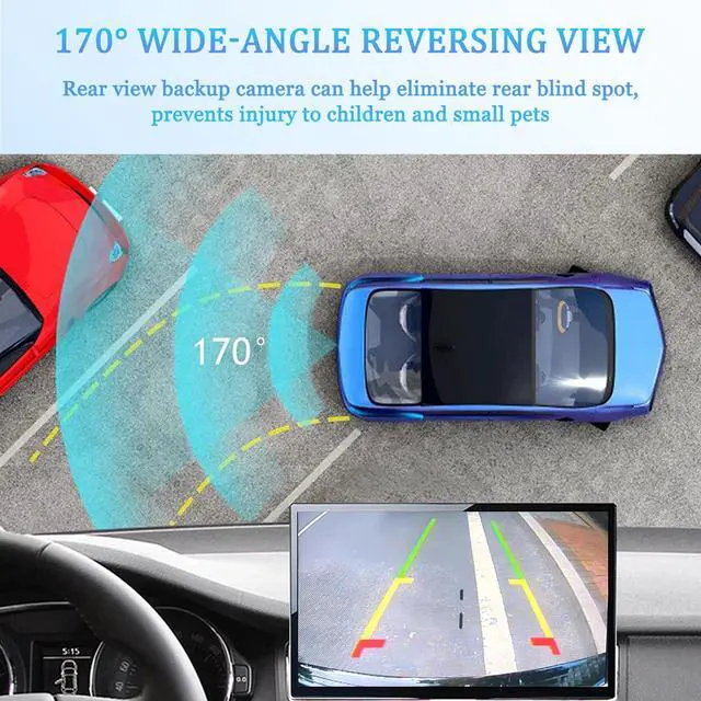 Alt view image 2 of 6 - Backup Camera for 2011 2012 2013 2014 Chrysler 300 / Dodge Charger | 56054058AH 56054058AD 56054058AE 56054058AF 56054058AG 4672639AA 56054157AG Rear View Reverse Camera Replacement