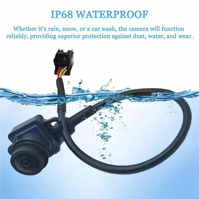 Alt view image 3 of 6 - Backup Camera for 2011 2012 2013 2014 Chrysler 300 / Dodge Charger | 56054058AH 56054058AD 56054058AE 56054058AF 56054058AG 4672639AA 56054157AG Rear View Reverse Camera Replacement