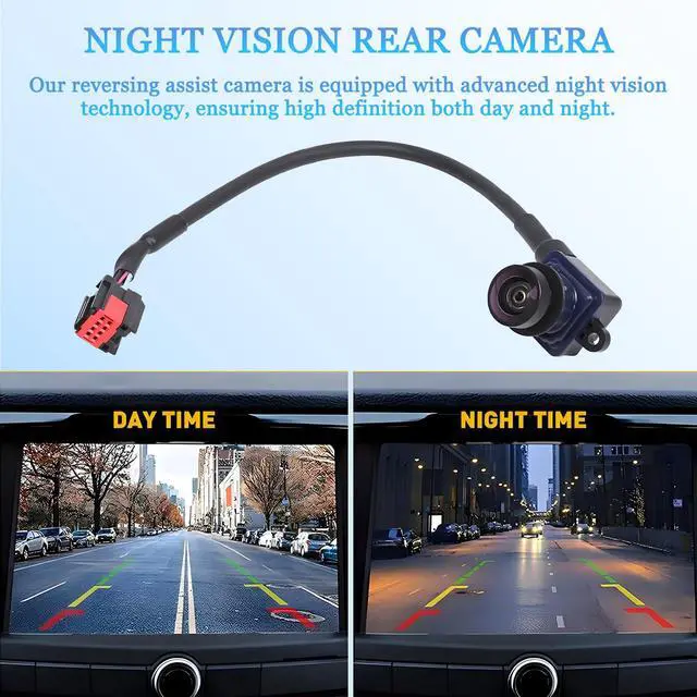 Alt view image 6 of 6 - Backup Camera for 2011 2012 2013 2014 Chrysler 300 / Dodge Charger | 56054058AH 56054058AD 56054058AE 56054058AF 56054058AG 4672639AA 56054157AG Rear View Reverse Camera Replacement