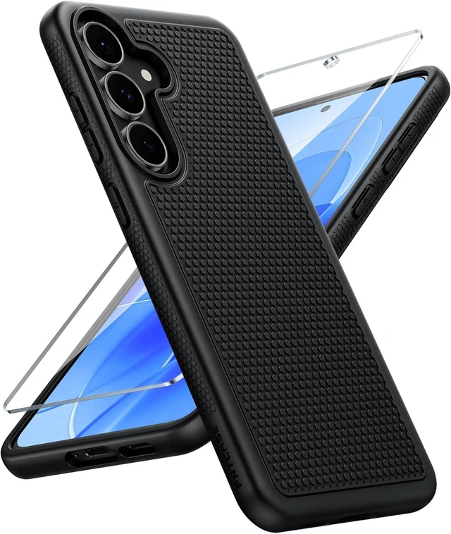 Main image of for Galaxy S25 FE Case: Black Non Slip Textured