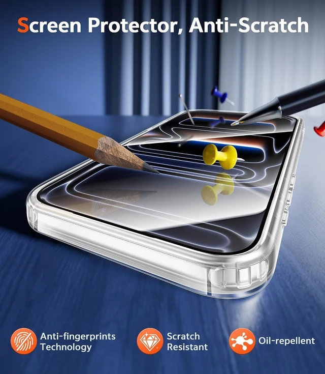 Alt view image 6 of 7 - Magnetic for iPhone 18 Pro Max Case/17 Pro Max Case Clear