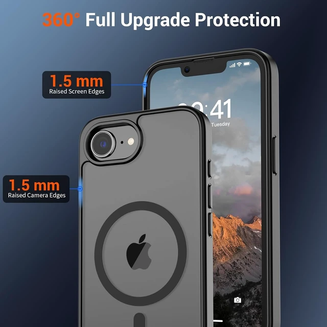 Alt view image 4 of 7 - Magnetic for iPhone 17e Case/iPhone 16e Case Black