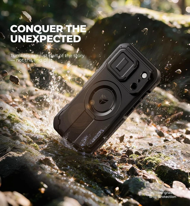 Alt view image 5 of 7 - for iPhone 18 Pro Case / 17 Pro Case with Camera Cover Black